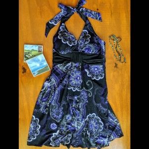 Speechless Purple Halter Dress Size M